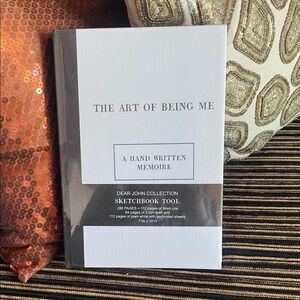 Dear John White and Black Memoire Book